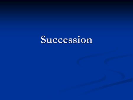 Succession. Warm Up 1) What form does nitrogen have to be in for plants to use it? 1) What form does nitrogen have to be in for plants to use it? 2) What.