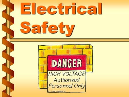 Electrical Safety. Definitions v Exposed part v Live or energized part v De-energized part 1a.