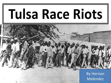 Though they were outnumbered 10 to 1, Black's, many of whom were veterans of WWI, started to form battles lines and dig trenches. The conflict shifted.