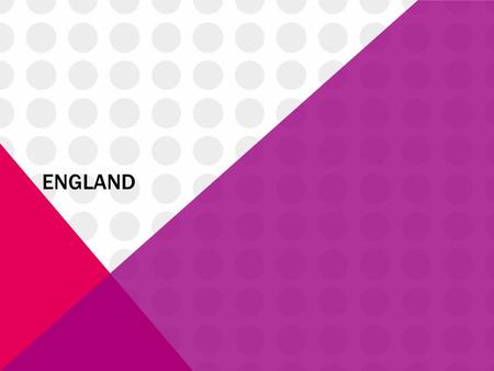 ENGLAND. London is the capital city of England and the United Kingdom London is the largest city in Europe. London is formed by two ancient cities – City.