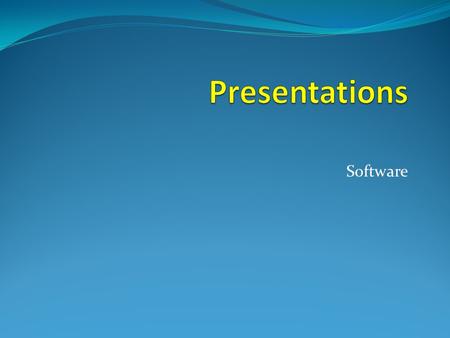 Software. Let’s get moving An animation is text or an image that moves. Which is the most effective, 1 or 2? 1. 2. Animation can make the presentation.