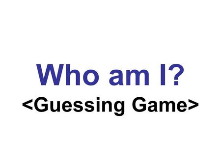 Who am I?. Say Augh! I ask, Are you sick? I work in a hospital. Doctor.