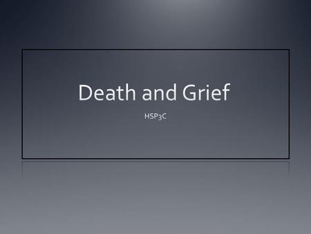 Anthropology Anthropology: Study of humankind from past societies to present (where we are now) Important to understand how death is understood By us.