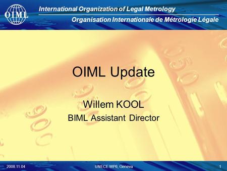 Willem KOOL BIML Assistant Director