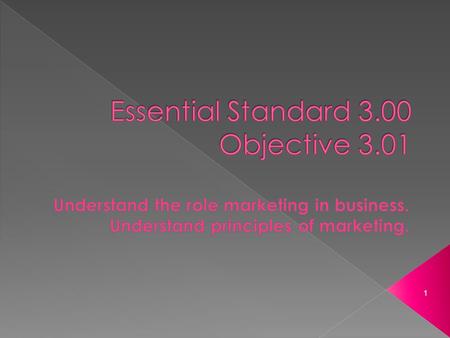 1.  Functions of marketing  Importance of marketing research to the creation or improvement of products or services  Selling prices of products and.