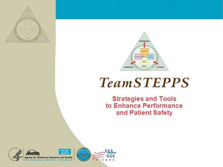 Strategies and Tools to Enhance Performance and Patient Safety.