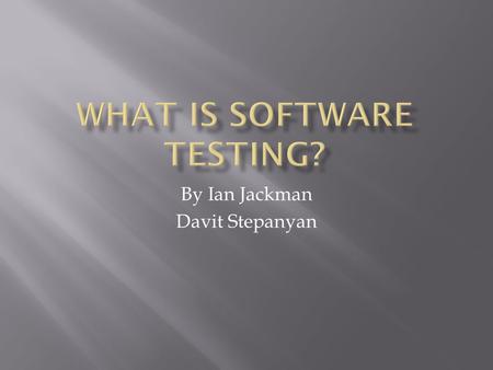 By Ian Jackman Davit Stepanyan.  User executed untested code.  The order in which statements were meant to be executed are different than the order.