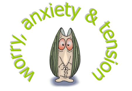 worry, anxiety & tension frequent distressing worry that’s difficult to control about many things that might go wrong in the future restlessness, irritability,