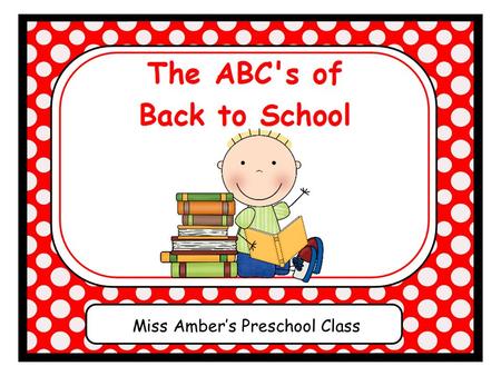 Miss Amber’s Preschool Class. My name is Amber Hasan and I will be your child’s preschool teacher. I have been teaching preschool at Rice for 9 years.