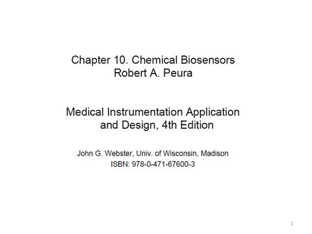 1. Blood or Fluid Analysis Using carried out in central labs with problems of time delay costs and potential misslabeling Drive toward more bedside or.