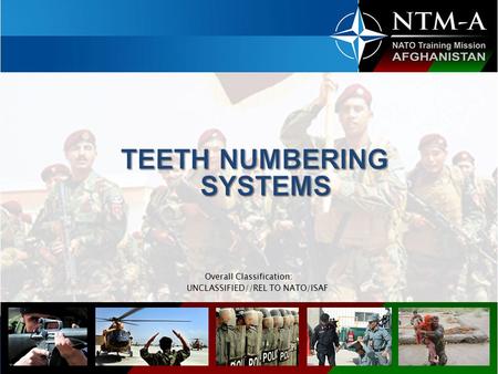 Overall Classification: UNCLASSIFIED//REL TO NATO/ISAF.