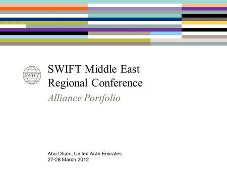 SWIFT Middle East Regional Conference