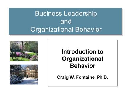 Section 1: Various Views & Perspectives of Organizations