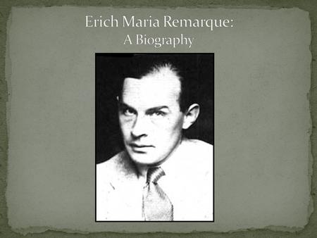 “I am opposed to anything auto- biographical and biographical... What I have learned in my life I have used in my works and the rest is private and does.