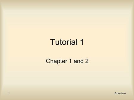 Tutorial 1 Chapter 1 and 2 Exercises1. 2 Exercise 1 Which of the following identifiers are: main 1.invalid identifiers 2.valid identifiers and why? double.