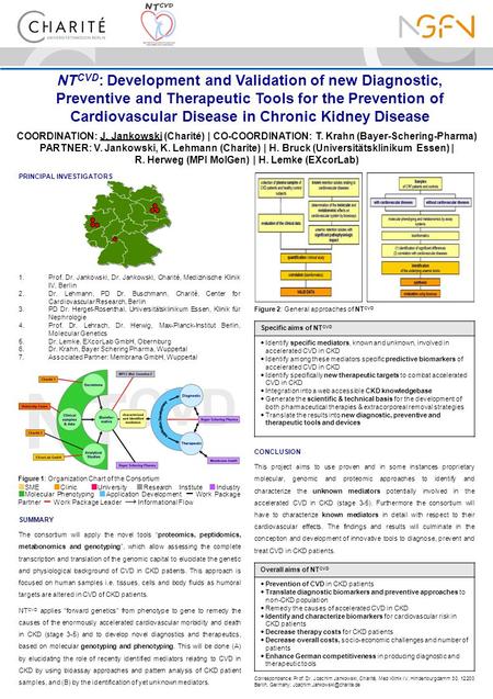 NT CVD : Development and Validation of new Diagnostic, Preventive and Therapeutic Tools for the Prevention of Cardiovascular Disease in Chronic Kidney.