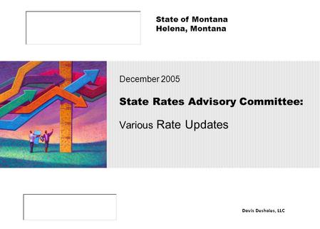 State Rates Advisory Committee: Various Rate Updates December 2005 State of Montana Helena, Montana Davis Deshaies, LLC.