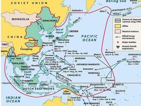 Section 24.1 and 24.3  Evaluate the importance of the Battle of Midway  Understand why the Americans took a two pronged attack towards Japan  Relate.