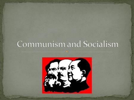 Marx believed that society progressed through changes in the ways we produce material goods. His perspective is called “Historical Materialism” He also.