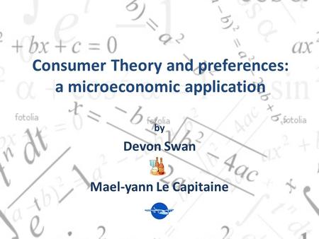 Consumer Theory and preferences: a microeconomic application