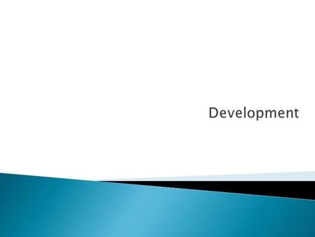  The Concept of “Development” and “Underdevelopment”  The Reasons for Underdevelopment  The Solution? ◦ Two Classical Types of Development Strategies.