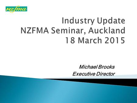 Michael Brooks Executive Director.  Associate Members 35  Category A Members 6  Category B Members 19  Category B Blender Members 4.