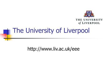 The University of Liverpool