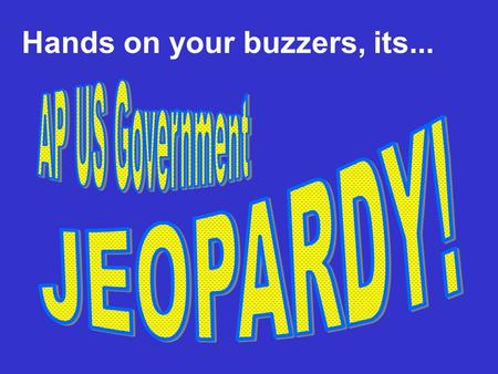 Hands on your buzzers, its... 500 200 300 100 300 200 300 200 100 200 500 300 200 100 400 Race Relations 1 Race Relations 2 Gender EquityPrivacy Landmark.