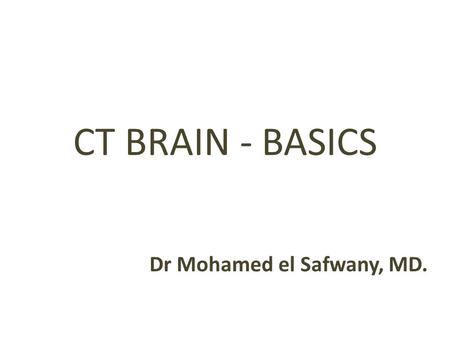 Dr Mohamed el Safwany, MD.