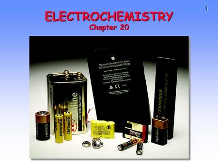 1 ELECTROCHEMISTRY Chapter 20. 2 TRANSFER REACTIONS Atom/Group transfer HCl + H 2 O ---> Cl - + H 3 O + Electron transfer Cu(s) + 2 Ag + (aq) ---> Cu.