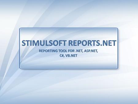 Handy separation the report template into pages Handy visual separation of the report template into pages is available in Stimulsoft Reports.Net. You.