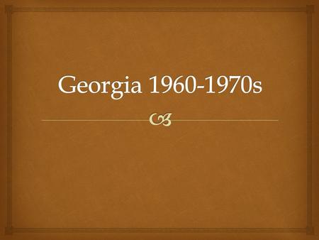   He served as mayor in Atlanta from 1962-1970.  Ordered for all the “White Only” and “Black Only” signs to be taken in City Hall  Ended Jim Crowe.