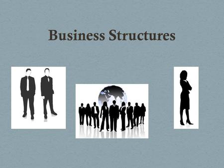 Business Structures. Types of Business Ownership Sole Proprietorship Partnership Corporation.