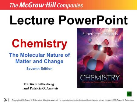 The Molecular Nature of Matter and Change