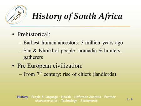 History of South Africa