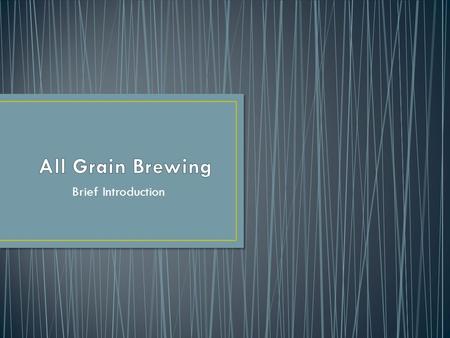 Brief Introduction. Starches are broken down into sugars which are fed to a small colony of yeast. The yeast colony grows, consumes sugars producing carbon.