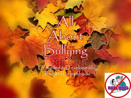  A person is bullied when he or she is exposed, repeatedly and over time, to negative actions on the part of one or more other persons, and he or she.