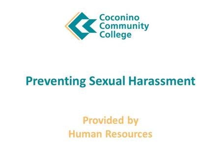 Preventing Sexual Harassment