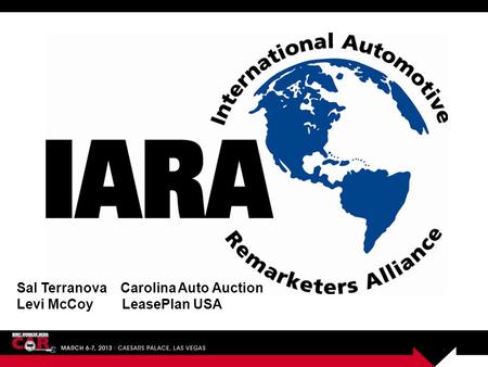 Sal Terranova Carolina Auto Auction Levi McCoy LeasePlan USA.