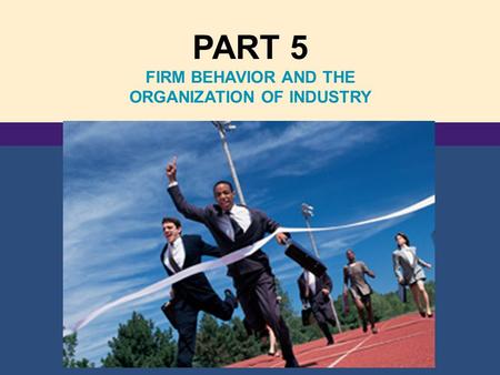 FIRM BEHAVIOR AND THE ORGANIZATION OF INDUSTRY