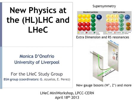 New Physics at the (HL)LHC and LHeC