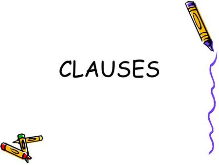 CLAUSES.