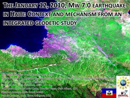 NE Caribbean and Hispaniola = major plate boundary, 2 cm/yr relative motion Strike-slip + convergence partitioned between 3 major fault systems Apparent.