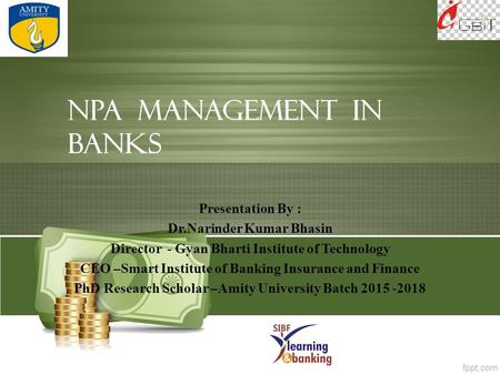 NPA Management in banks