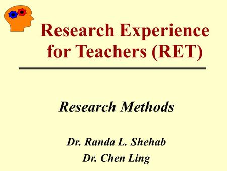 Research Experience for Teachers (RET)