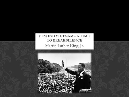 Martin Luther King, Jr.. Martin Luther King, Jr., born on January 15, 1929, was an American pastor, activist, humanitarian, and leader in the African-American.