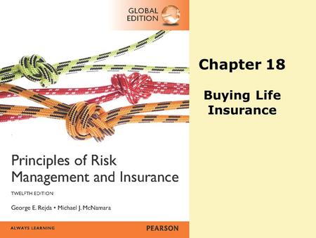 Chapter 18 Buying Life Insurance. Copyright ©2014 Pearson Education, Inc. All rights reserved.13-2 Agenda Determining the Cost of Life Insurance Rate.