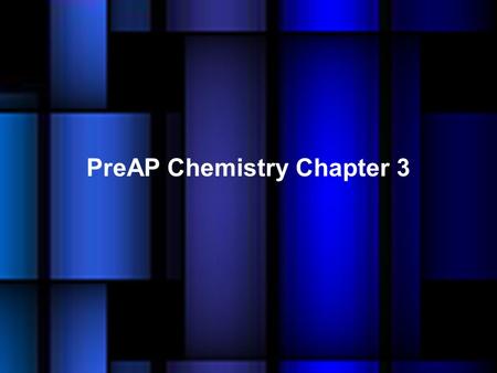 PreAP Chemistry Chapter 3. Democritus was the early Greek philosopher who is credited with the concept of the atom (atomos) –which means invisible.