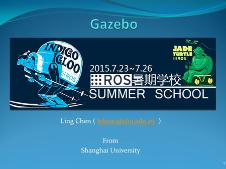 Ling Chen (  From Shanghai University 1.