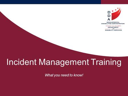 Incident Management Training